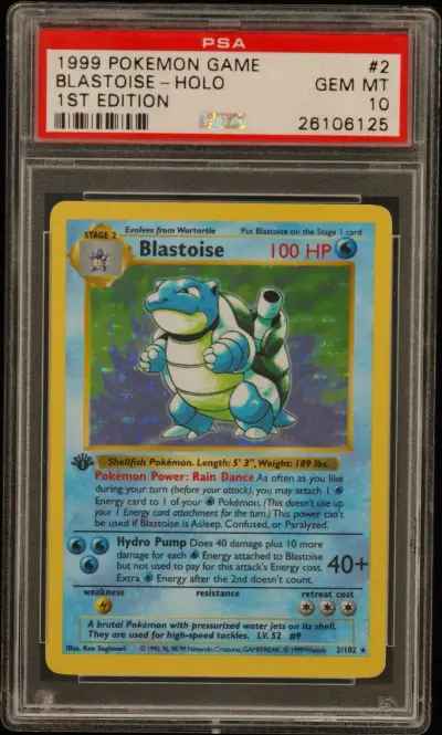 1999 #2 Blastoise-Holo 1st Editi